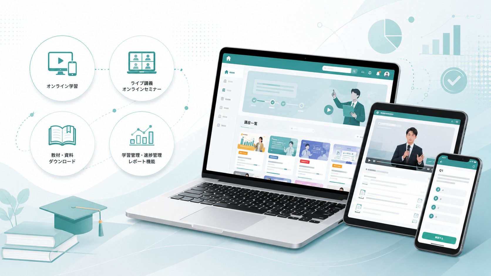 オンライン教育サービス開発